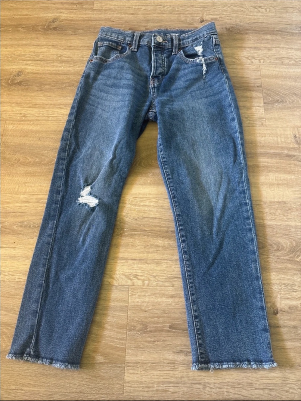 Old Navy girl high-rise OG straight jeans